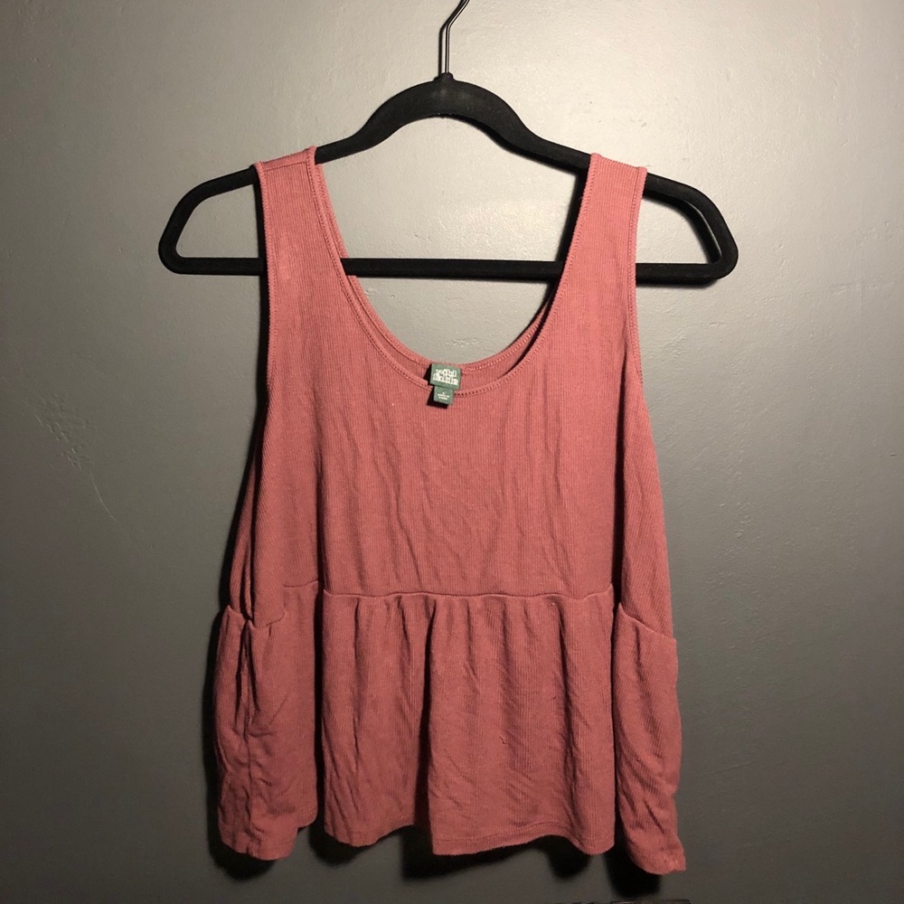 Cute peplum tank top